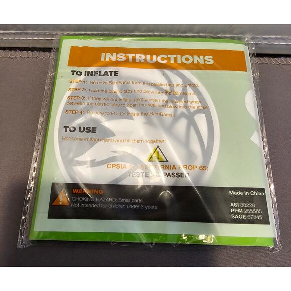 Minnesota Timberwolves - Green BCBS sharecare Boom/Thunder Stick/BamBams SGA - Picture 3 of 3